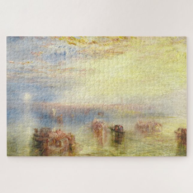 Approche de Venise, Turner Art Jigsaw Puzzle Puzzl (Horizontal)