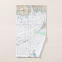 Approches de la nouvelle carte nautique du port de