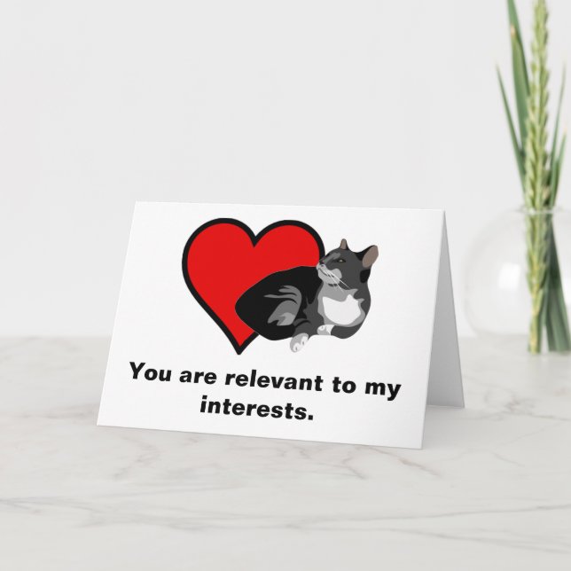 Approprié à ma carte de Valentine d'intérêts (Devant)