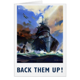 Appuyez-les sur une affiche militaire Vintage