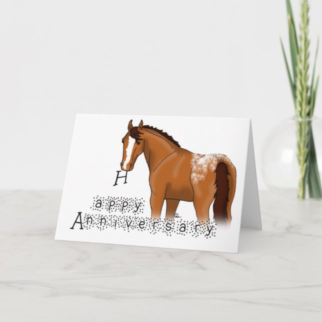 "Appy Jahrestags-" Karte (Vorderseite)