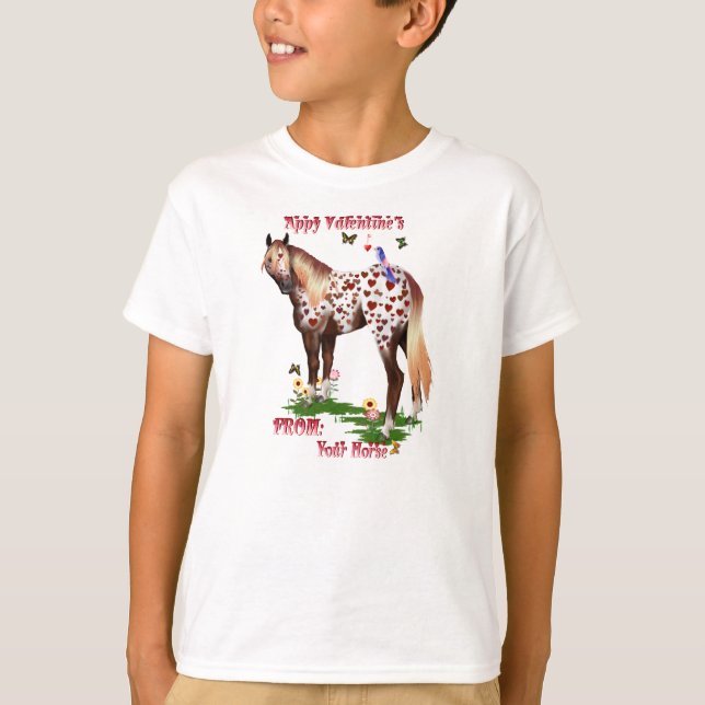 'Appy Valentinsgrußes T-Shirt (Vorderseite)