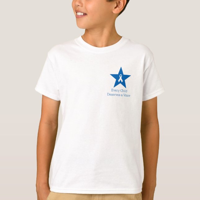 Apraxia Awareness Kid's T - Shirt (Vorderseite)