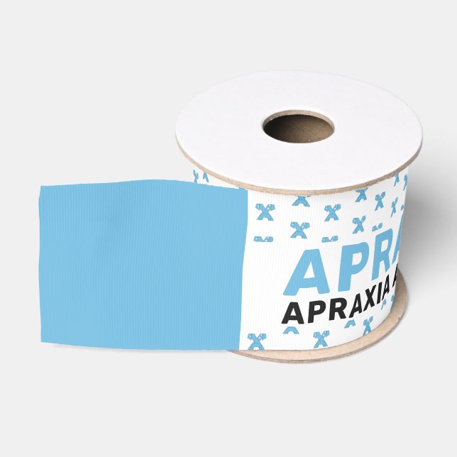 Apraxie-Bewusstsein Muster Ribbon Ripsband (Spule)
