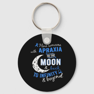 Apraxie Shirt zur Bewusstseinsbildung - Apraxie T  Schlüsselanhänger