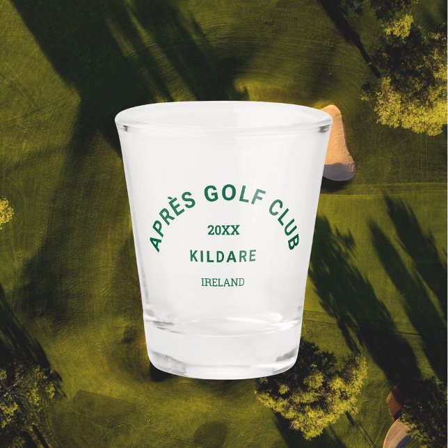 Après Golf Club Forest Green Golf Social Creme Schnapsglas (Von Creator hochgeladen)