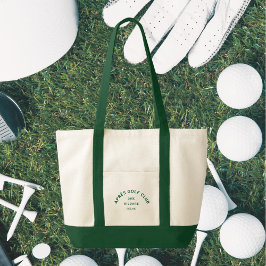 Après Golf Club Forest Green Golf Social Creme Tragetasche