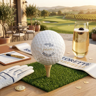 Après Golf Junggesellinnenabschied Blau Elegant Vo Golfball