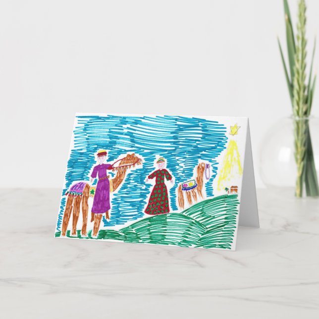 Après la carte de Noël d'étoile (Devant)