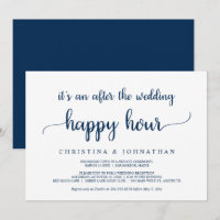 Après le Happy Hour de mariage, Invitation d'élope