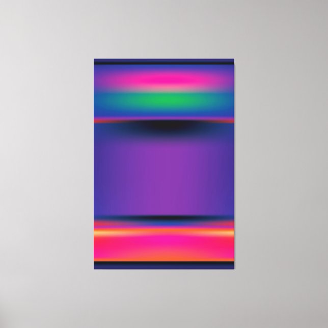 Après l'impression de toile étirée Rothko-1 (Recto)