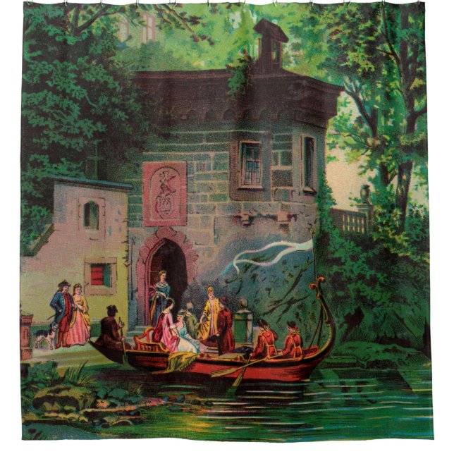 Après-midi au rideau de douche du lac de Côme (Devant)