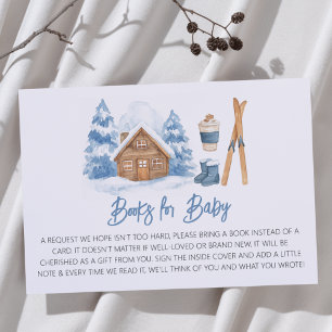 Apres Ski Baby Duschbücher für Baby Begleitkarte