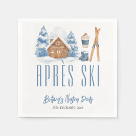 Apres Ski Baby Dusche Winter Nesting Party Serviette