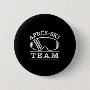 Apres-Ski-Brille Party-Team-Skifahrer-Geschenk Button