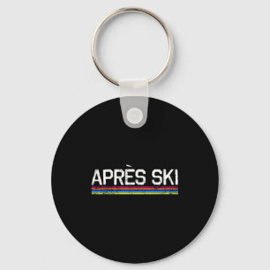 Apres Ski Bum Snow Skiing Urlaub Wintersport A Schlüsselanhänger