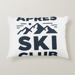 Apres Ski Club Berglogo - Benutzerdefinierte Herre Dekokissen