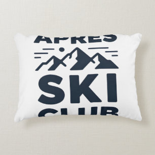 Apres Ski Club Berglogo - Benutzerdefinierte Herre Dekokissen
