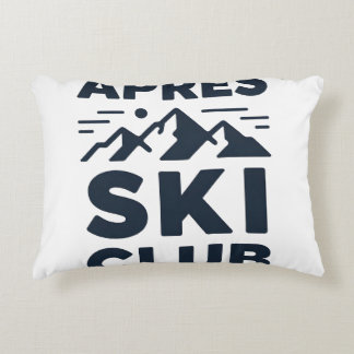 Apres Ski Club Berglogo - Benutzerdefinierte Herre Dekokissen
