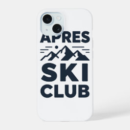 Apres Ski Club Berglogo - Benutzerdefinierte Herre iPhone 15 Hülle