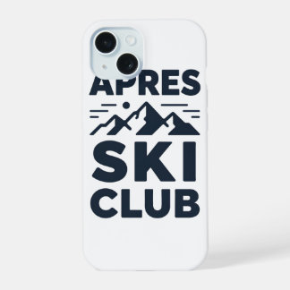 Apres Ski Club Berglogo - Benutzerdefinierte Herre iPhone 15 Hülle