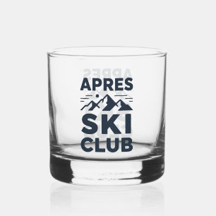 Apres Ski Club Berglogo - Benutzerdefinierte Herre Whiskyglas
