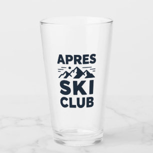 Apres Ski Club Berglogo - Benutzerdefinierter Herr Glas