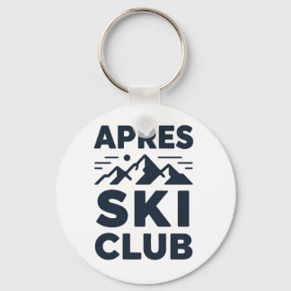 Apres Ski Club Berglogo - Maßgeschneiderter Herren Schlüsselanhänger