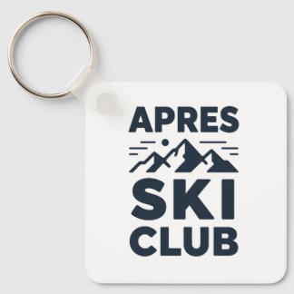 Apres Ski Club Berglogo - Maßgeschneiderter Herren Schlüsselanhänger
