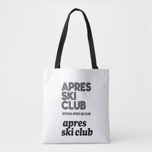 Apres Ski Club Coffee Mug – Winter Ski Lover Gift Tasche (Vorderseite)