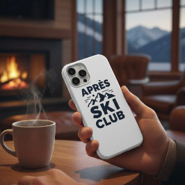 Apres Ski Club Mountain Logo - Custom Mens Winter  iPhone 15 Pro Hülle