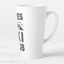 Apres Ski Club Mountain Logo - Custom Mens Winter  Milchtasse