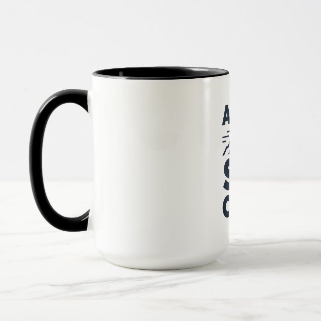 Apres Ski Club Mountain Logo - Custom Mens Winter  Tasse (Links)