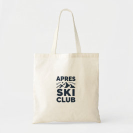 Apres Ski Club Mountain Logo - Custom Mens Winter  Tragetasche