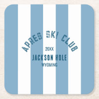 Apres Ski Club Retro Blue Cabana Party