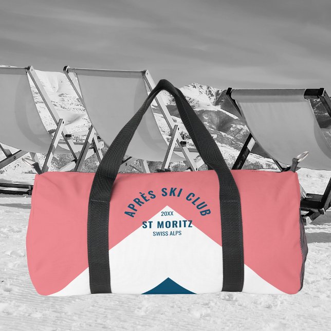 Après Ski Club Retro Rosa Navy Monogram Duffle Bag (Von Creator hochgeladen)