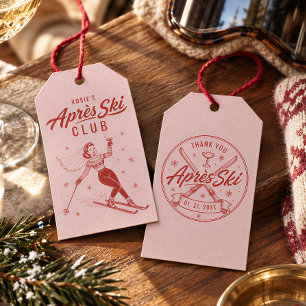 Apres Ski Club Rosa Junggesellinnen-Abschiedsparty Geschenkanhänger