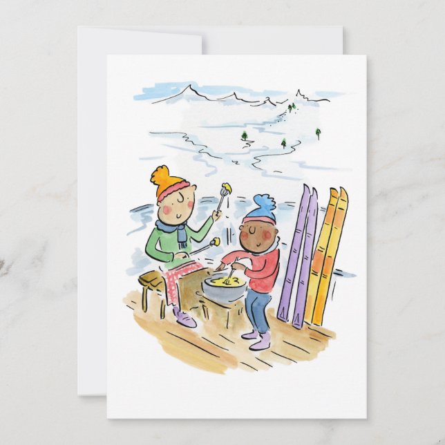 Apres Ski Einladung (Vorderseite)