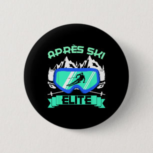 Apres Ski Elite Skifahren Snowboarden Ski Bunny Sk Button