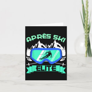Apres Ski Elite Skifahren Snowboarden Ski Bunny Sk Karte