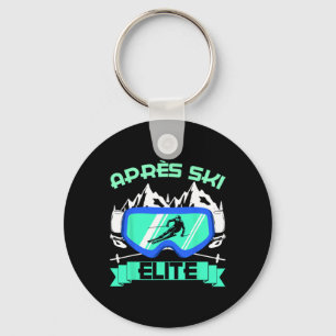 Apres Ski Elite Skifahren Snowboarden Ski Bunny Sk Schlüsselanhänger