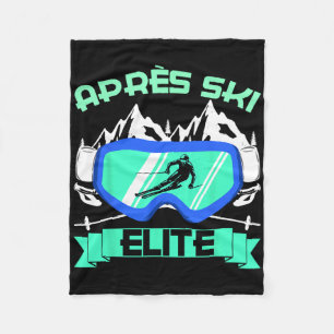 Apres Ski Elite Skifahren Snowboarden Ski Häschen  Fleecedecke