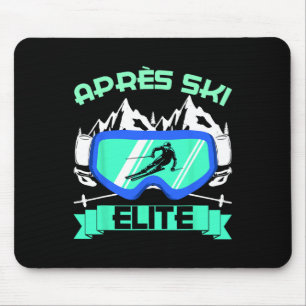 Apres Ski Elite Skifahren Snowboarden Ski Hase Ski Mousepad
