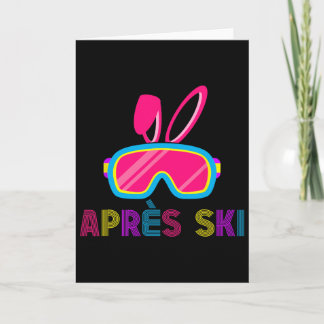 Apres Ski Friends Party Drinks Matching Bunny East Karte