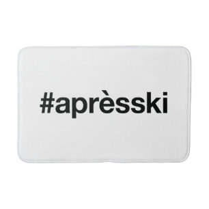 APRES SKI Hashtag Badematte