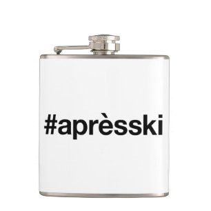 APRES SKI Hashtag Flachmann