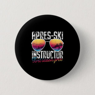 Apres Ski Instructor Erste Lektion Freier Skifahre Button