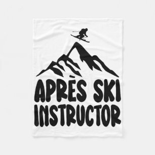Apres Ski Instructor Shirt Frauen Männer Für Apres Fleecedecke