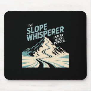 Après-Ski-Instruktoren Profi-Skifahrer Hang Skifah Mousepad