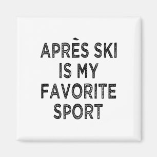 Apres Ski ist mein Lieblings-Sport-Shirt-Outfit Sk Magnet